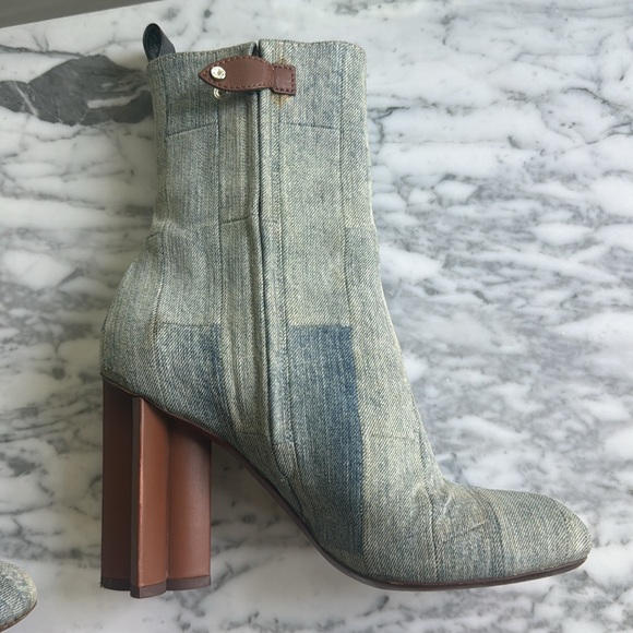 LOUIS VUITTON SWINGING BOOTS SIZE 39 - Picture 5 of 10